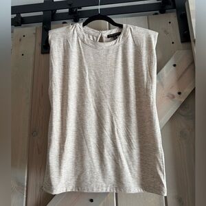 NWT Banana Republic Shoulder Pad Sleeveless Tee